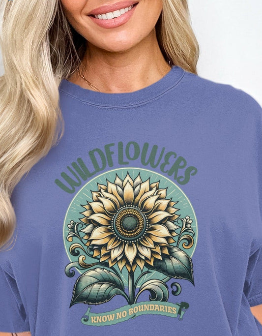 Wildflowers Now No Boundaries Sunflower Graphic Shirt