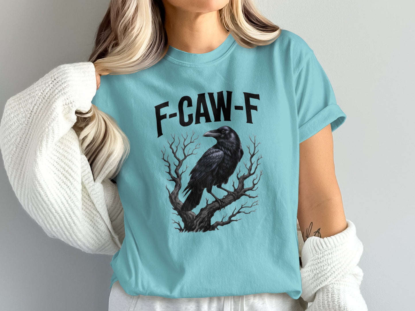 F-CAW-F Raven Graphic Tee Product