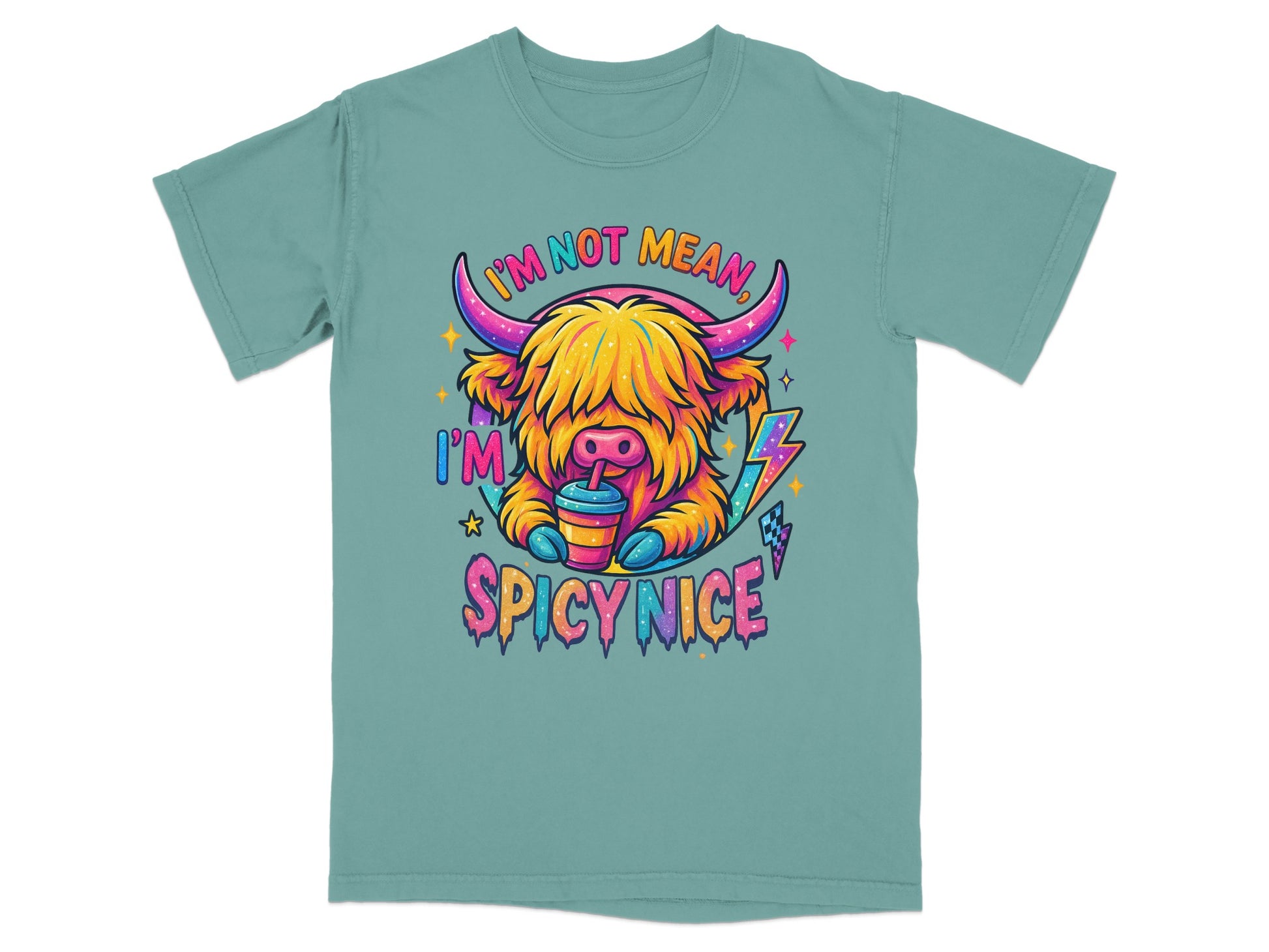 I'm Not Mean I'm Spicy Nice Graphic Tee
