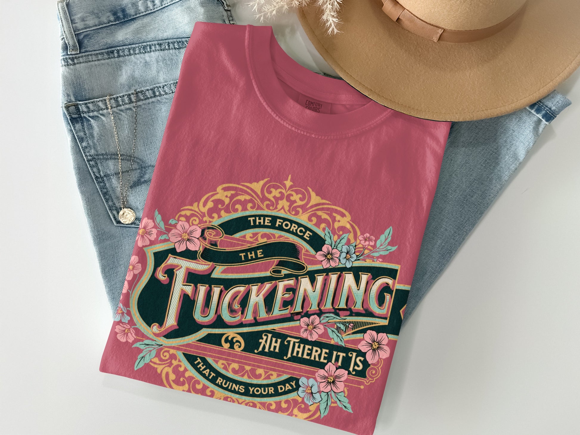 The Force That Ruins Your Day Floral Themed Shirt