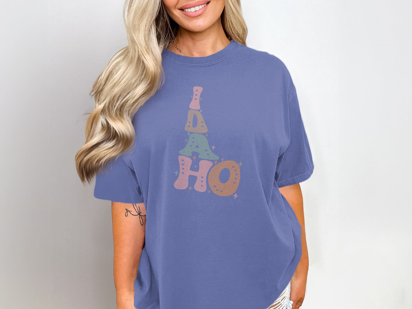 Stylish Idaho Themed Casual Wear T-shirt