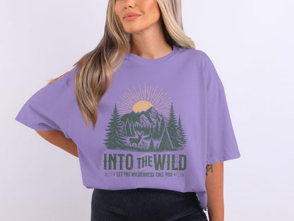 Into The Wild Let The Wilderness Call You T-shirt