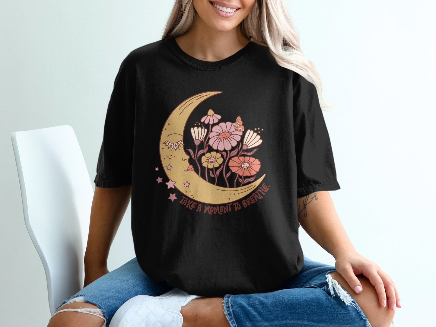 Take a Moment to Breathe Graphic T-Shirt