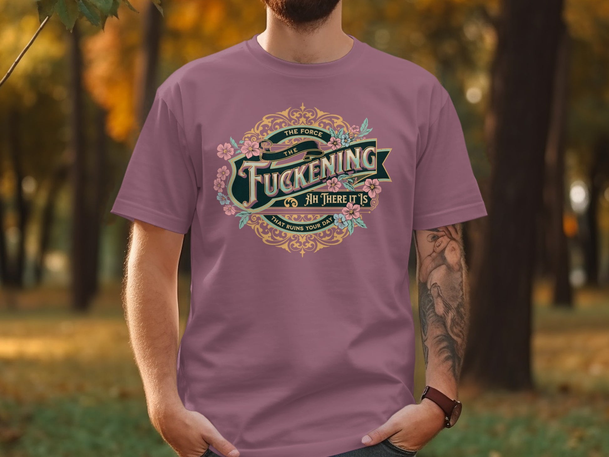 The Force Ah There It Is Funny Graphic T-shirt