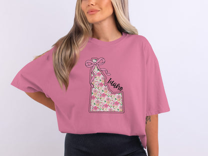 Idaho Floral Graphic Tee Shirt