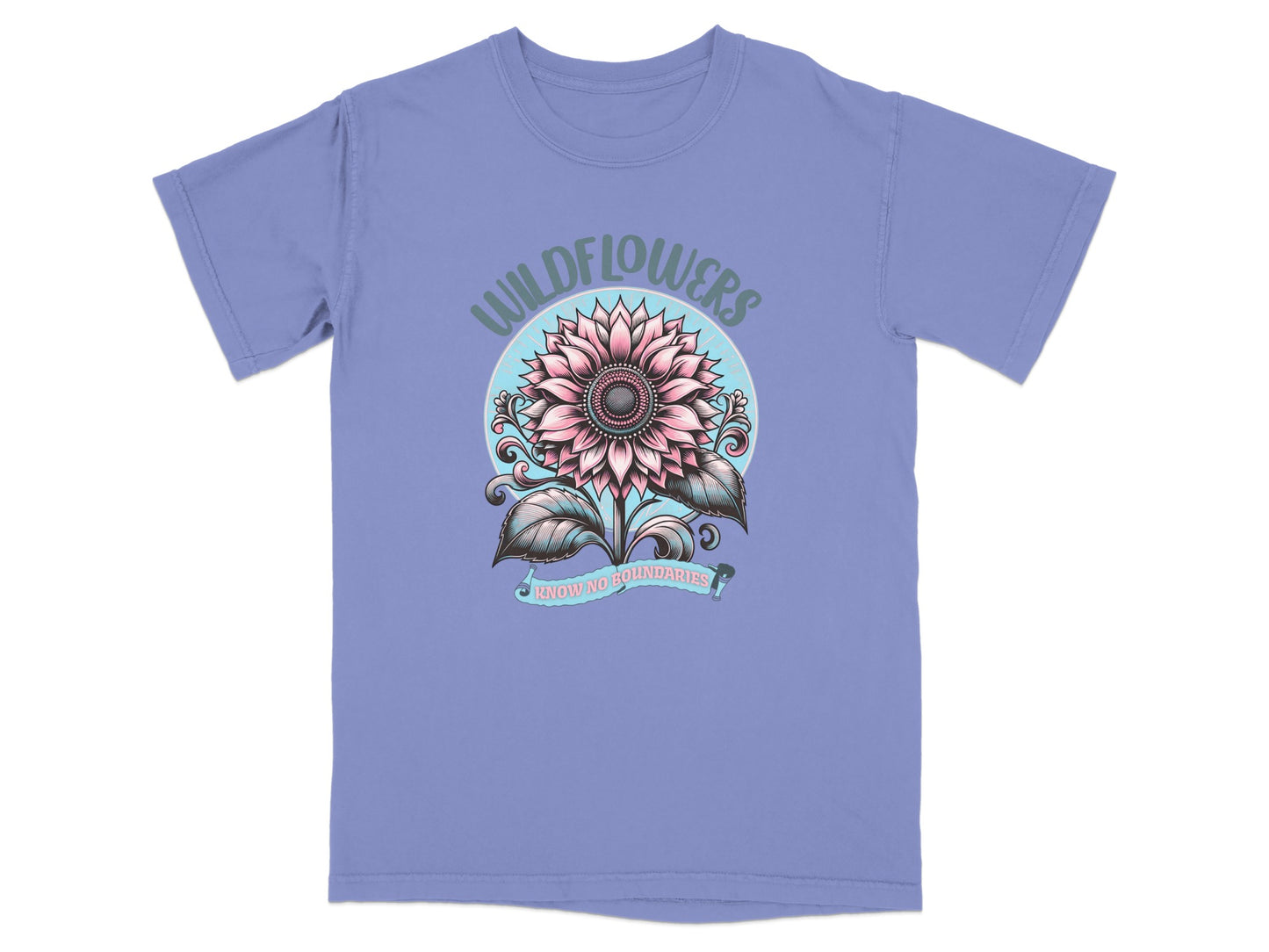 Wildflowers Bloom With Bravery Graphic T-Shirt