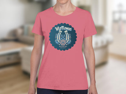Wild Flowers Wild and Free Graphic T-Shirt