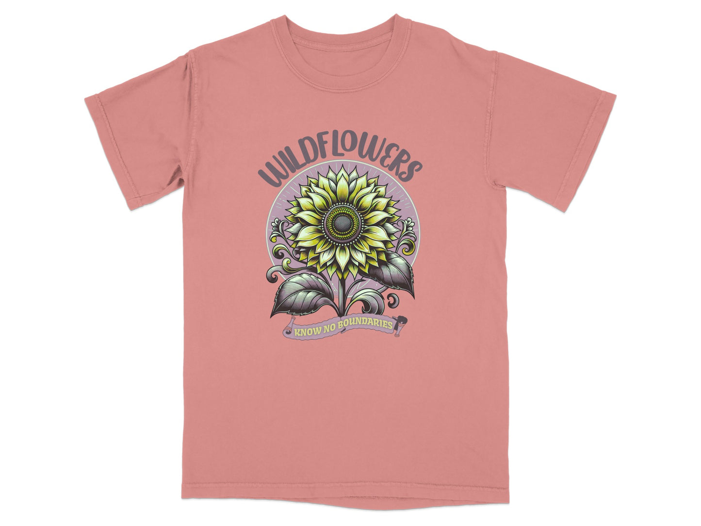 Wildflowers Know No Boundaries Graphic T-Shirt
