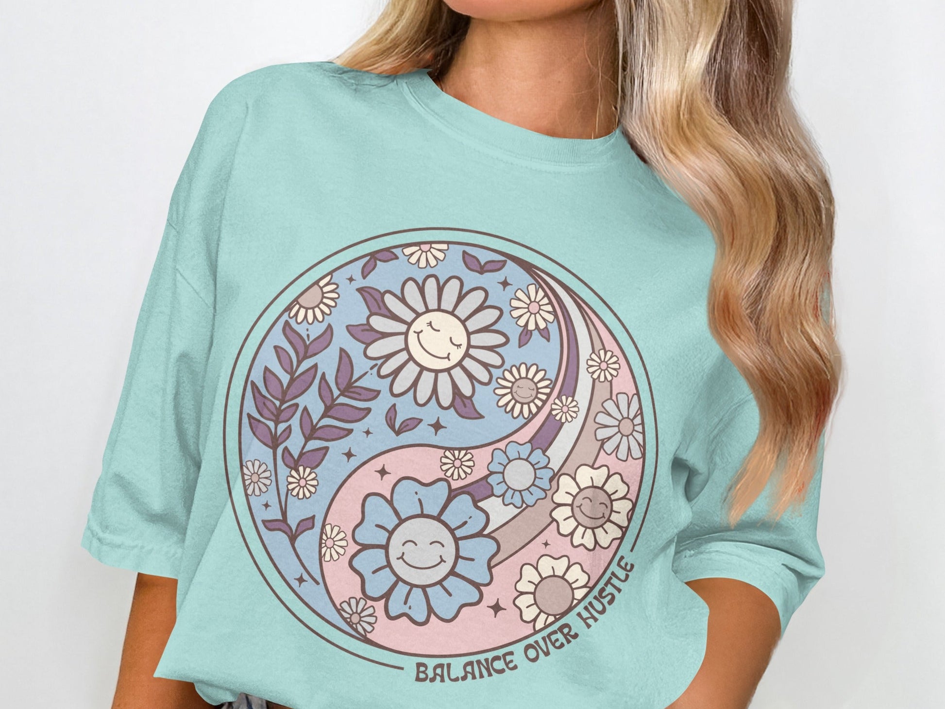 Balance Over Hustle Graphic Tee Shirt