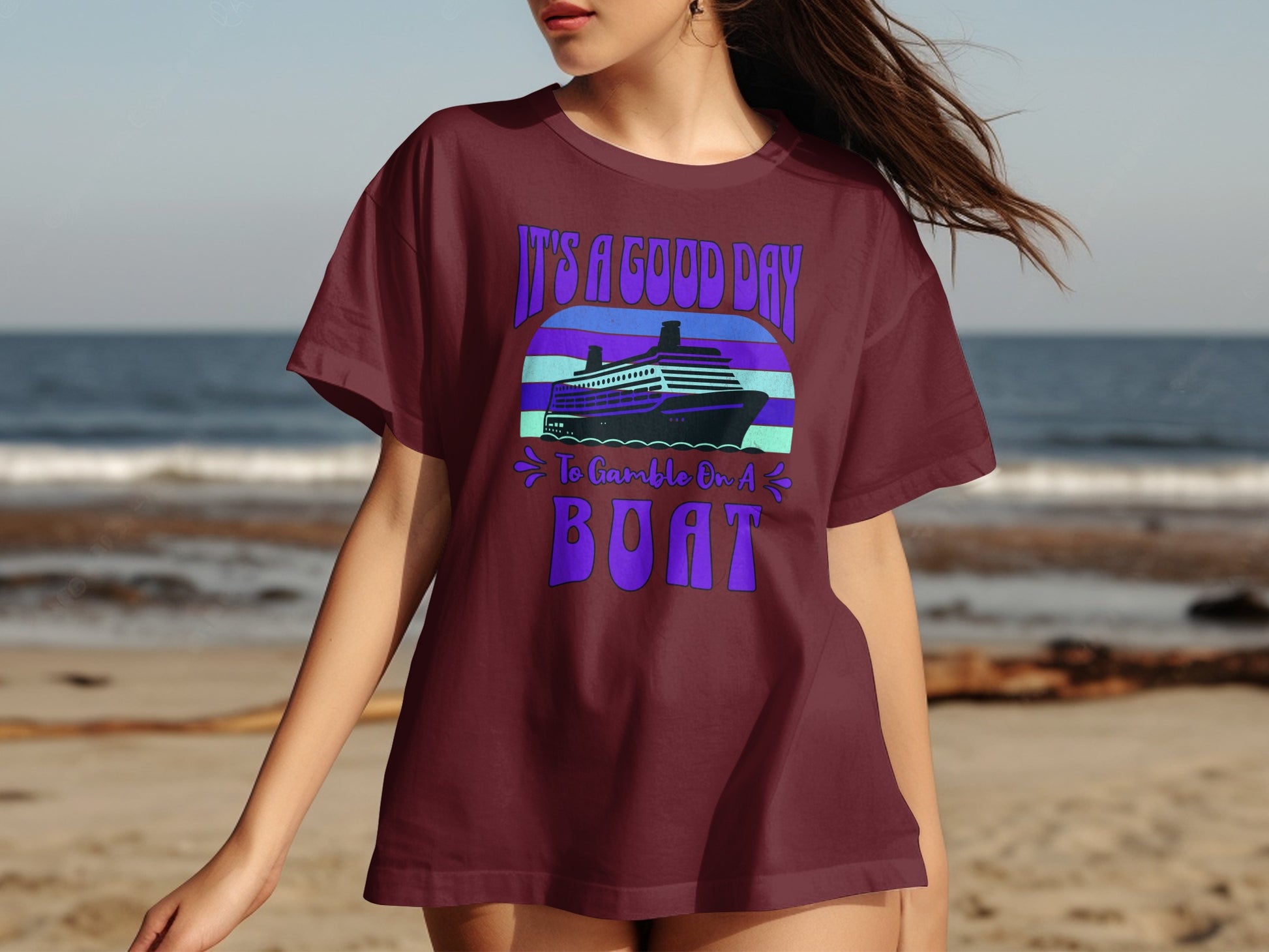 It's a Good Day to Gamble on a Boat T-shirt