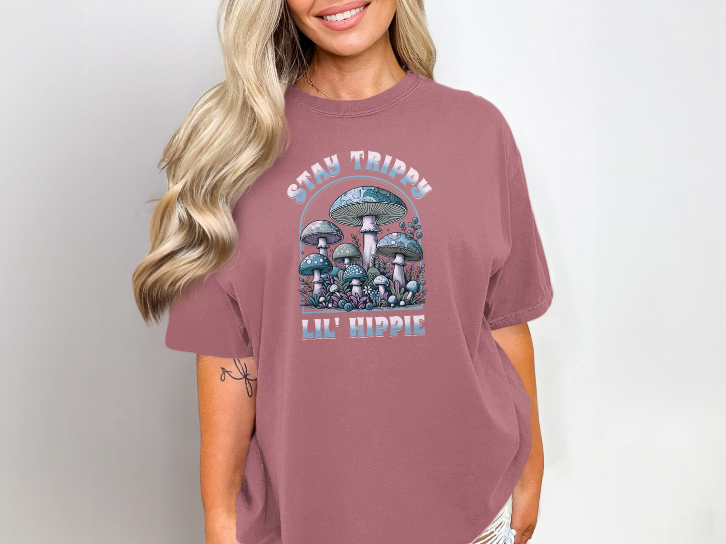 Stay Trippy Lil' Hippie Graphic T-Shirt