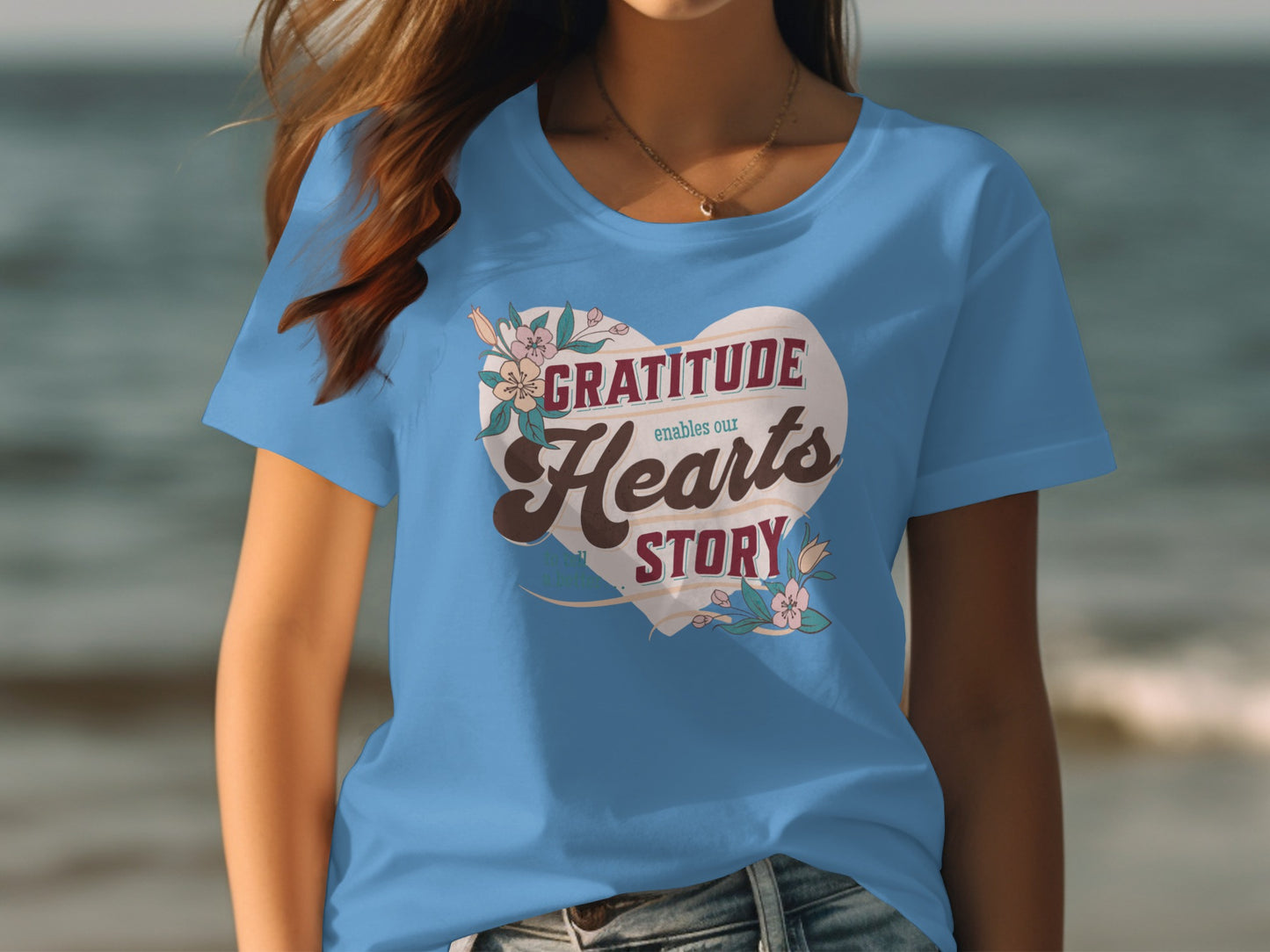 Gratitude Enables Our Hearts Story Graphic Tee
