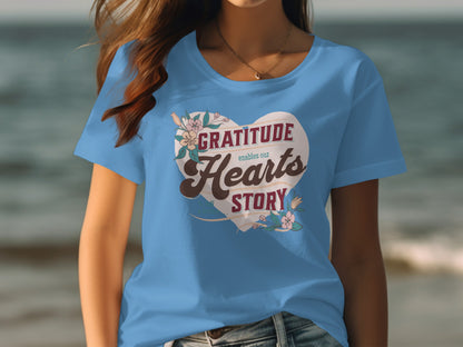 Gratitude Enables Our Hearts Story Graphic Tee