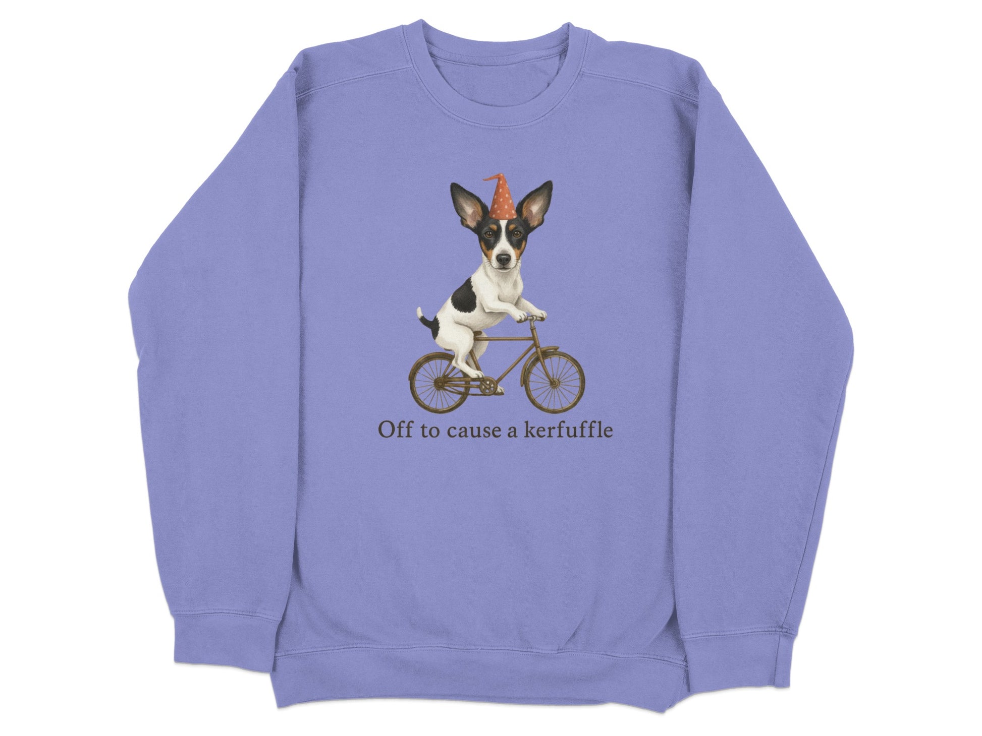 Off to cause a kerfuffle sweatshirt product