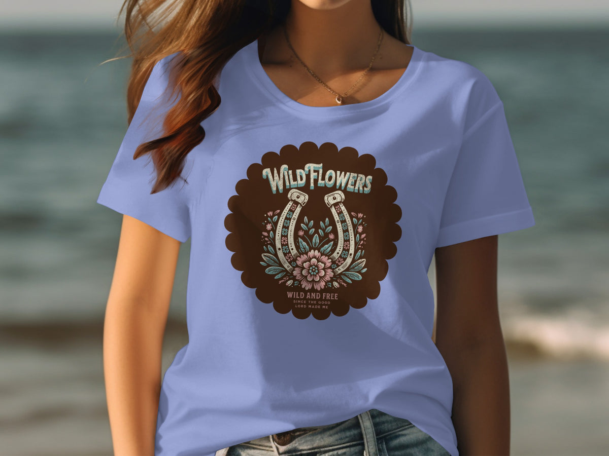 Wild Flowers Wild And Free Graphic Tee