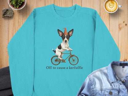 Off to cause a kerfuffle Dog Sweatshirt