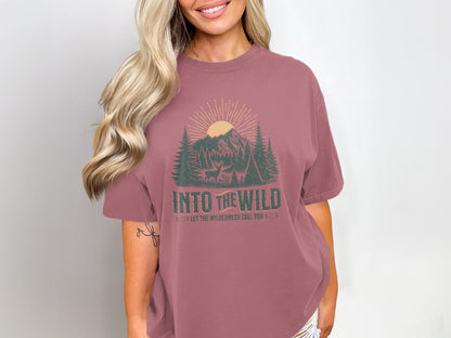 Into The Wild Let The Wilderness Call You Shirt