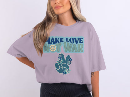 Make Love Not War Graphic T-Shirt