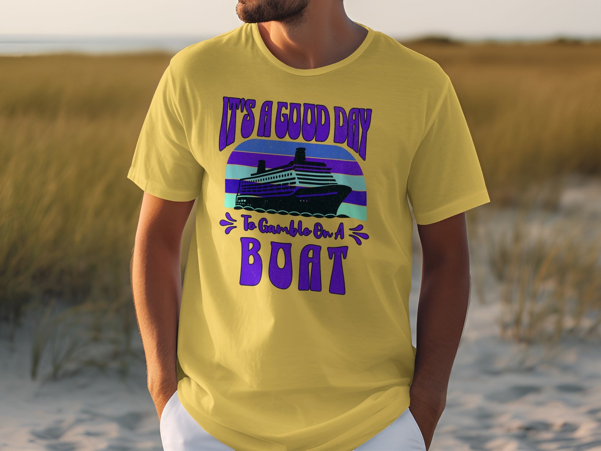 It's a Good Day to Gamble on a Boat T-shirt