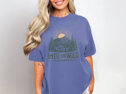 Into The Wild Let The Wilderness Call You Shirt