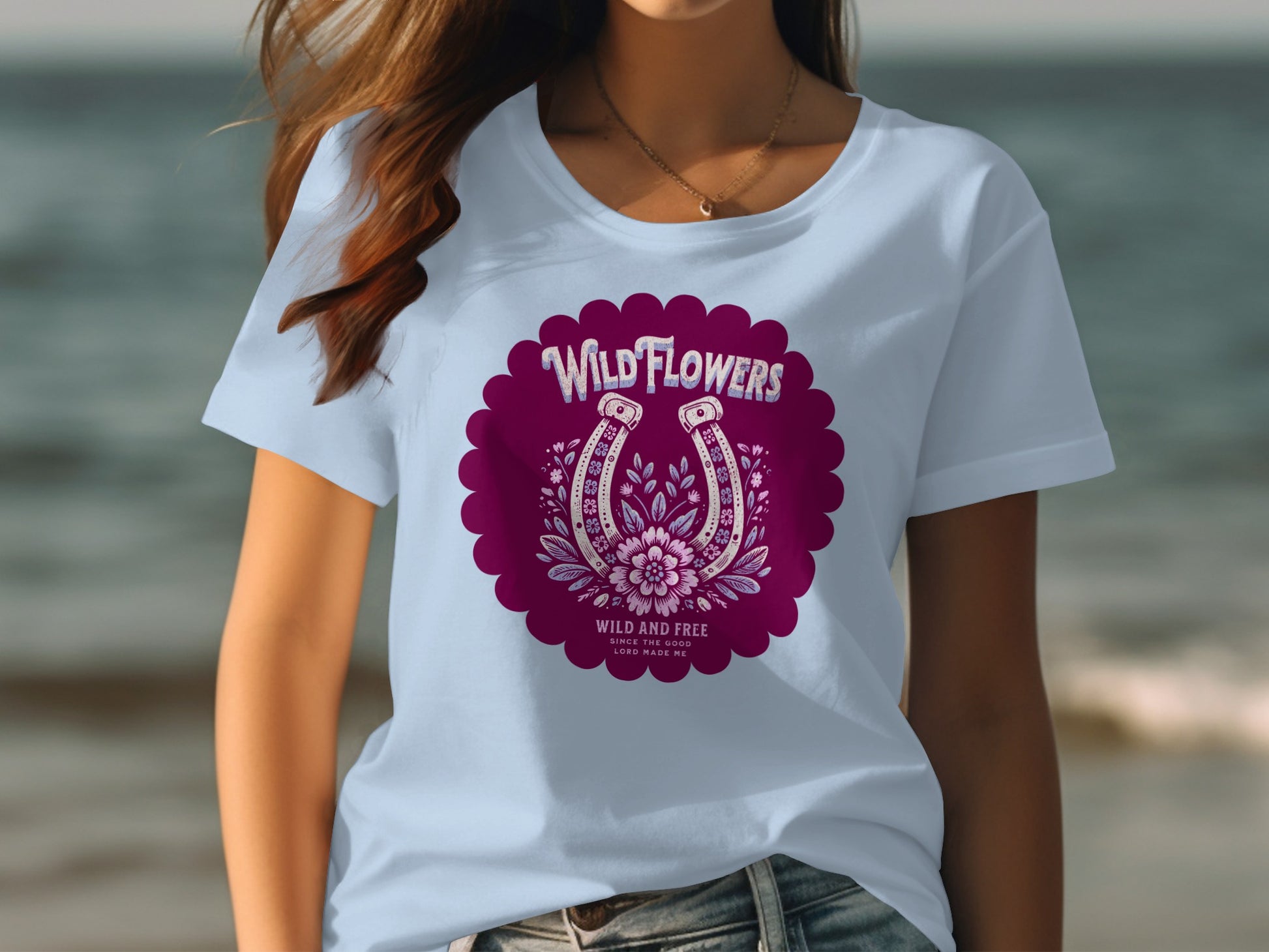 Wildflowers Wild and Free Graphic T-Shirt