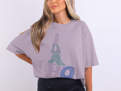 Idaho Graphic Tee with Unique Letter Design