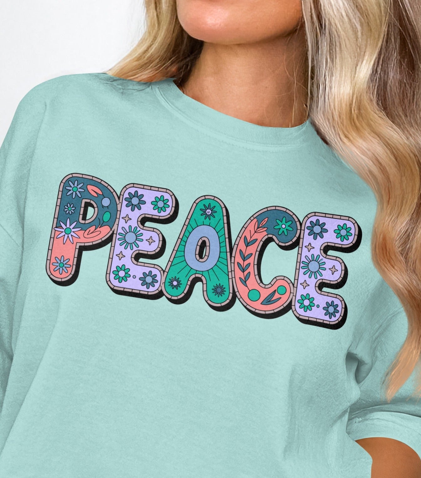 Stylish Peace Graphic Tee for Everyday Wear