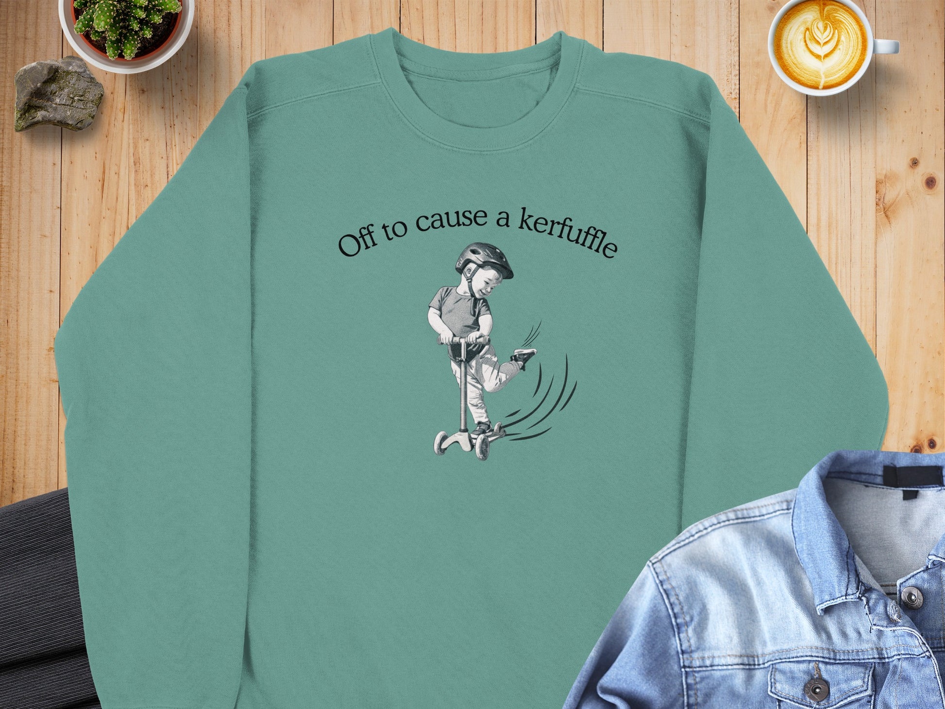 Off to cause a kerfuffle Sweatshirt product