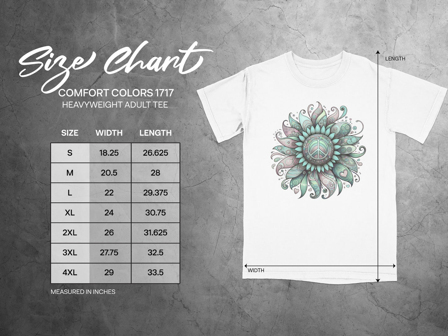 White Tee with Artistic Floral Mandala Design