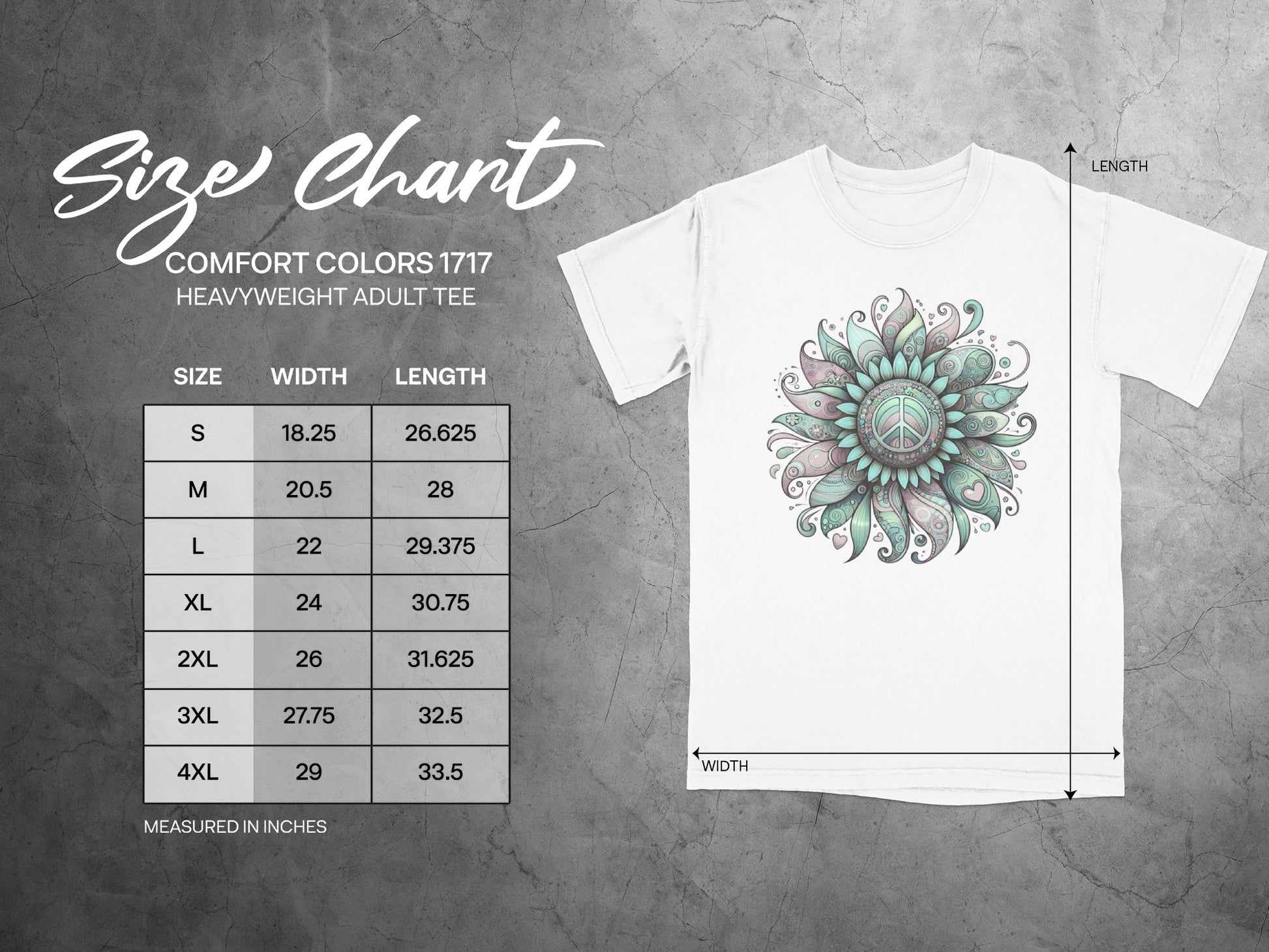 White Tee with Artistic Floral Mandala Design