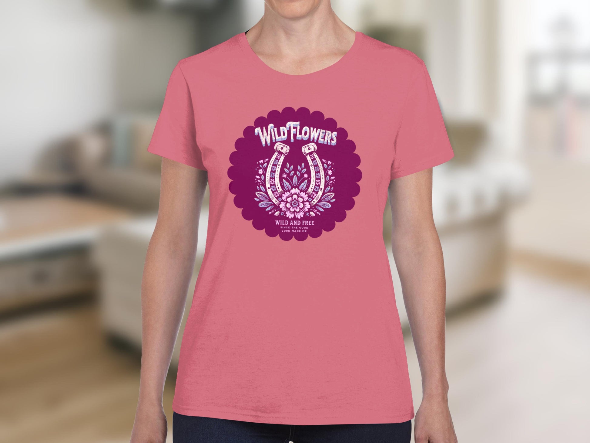 Wildflowers Wild and Free Graphic T-Shirt