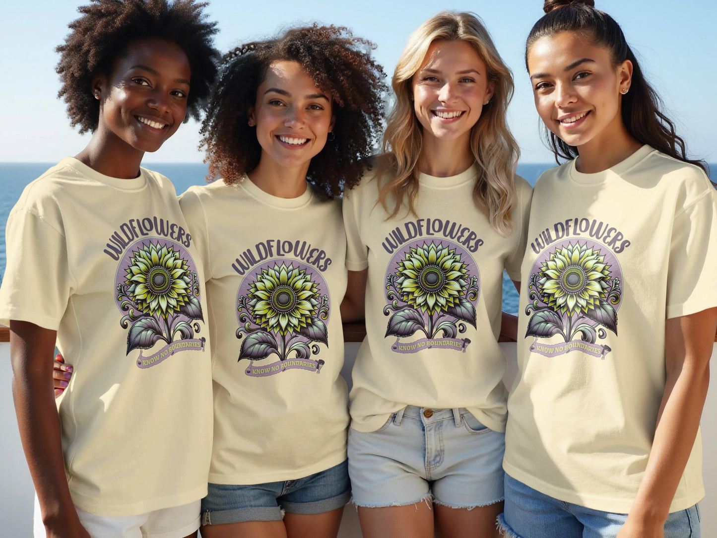 Wildflowers Sunflower Graphic Tee