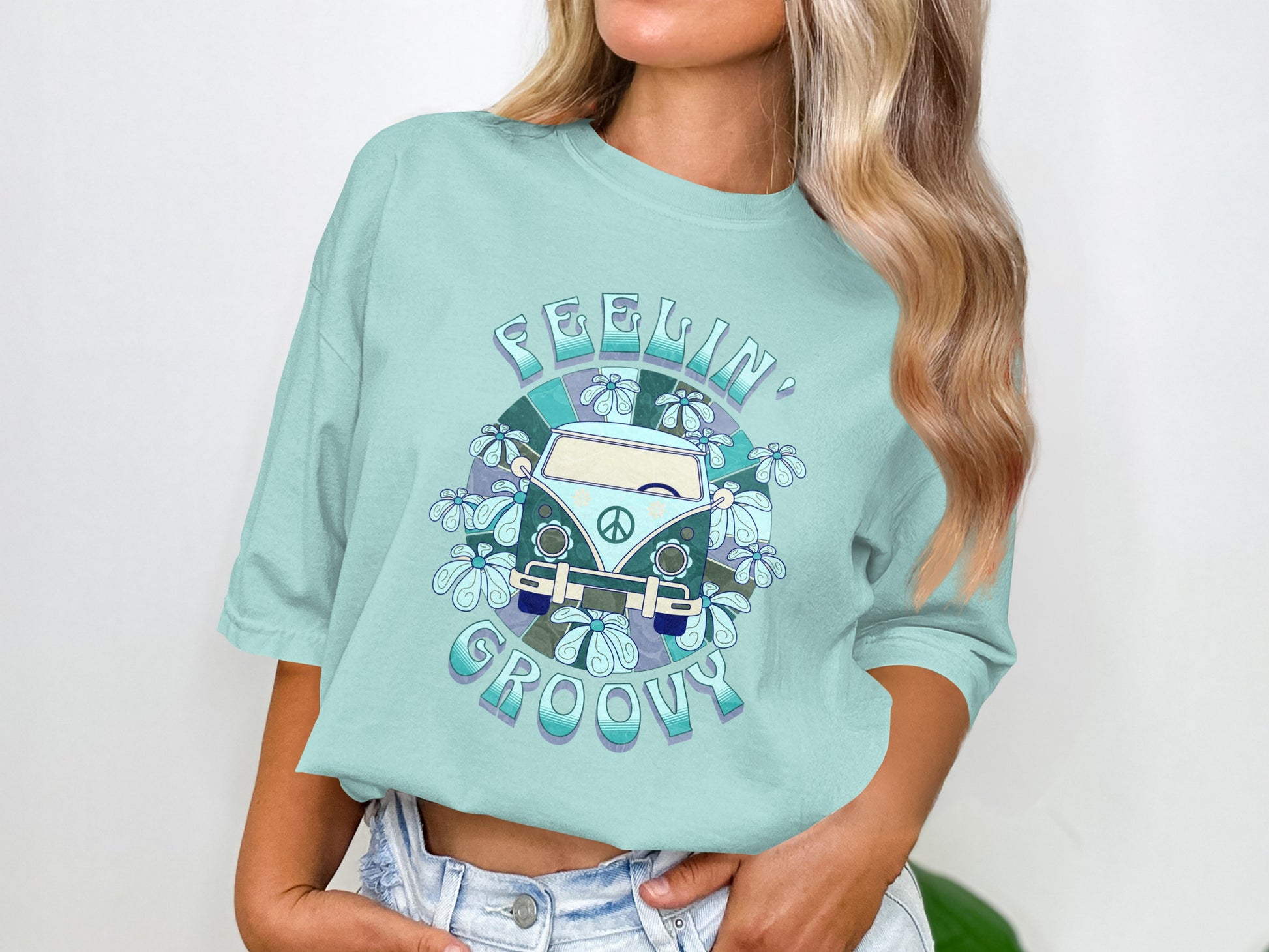 Feelin' Groovy Vintage Van Graphic Tee product