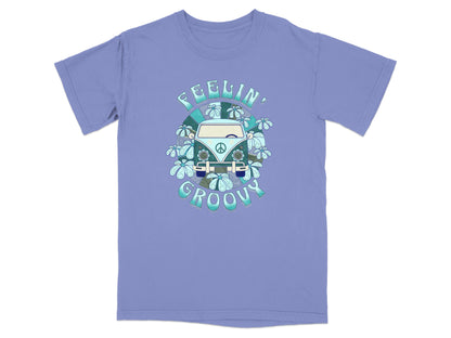 Feelin' Groovy Tie-Dye Van Graphic T-Shirt