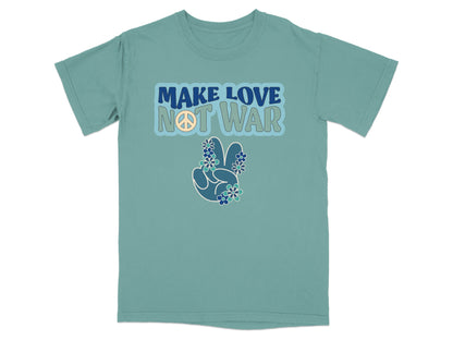 Make Love Not War With Peace Symbol T-shirt