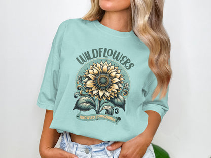 Wildflowers Know No Boundaries T-shirt