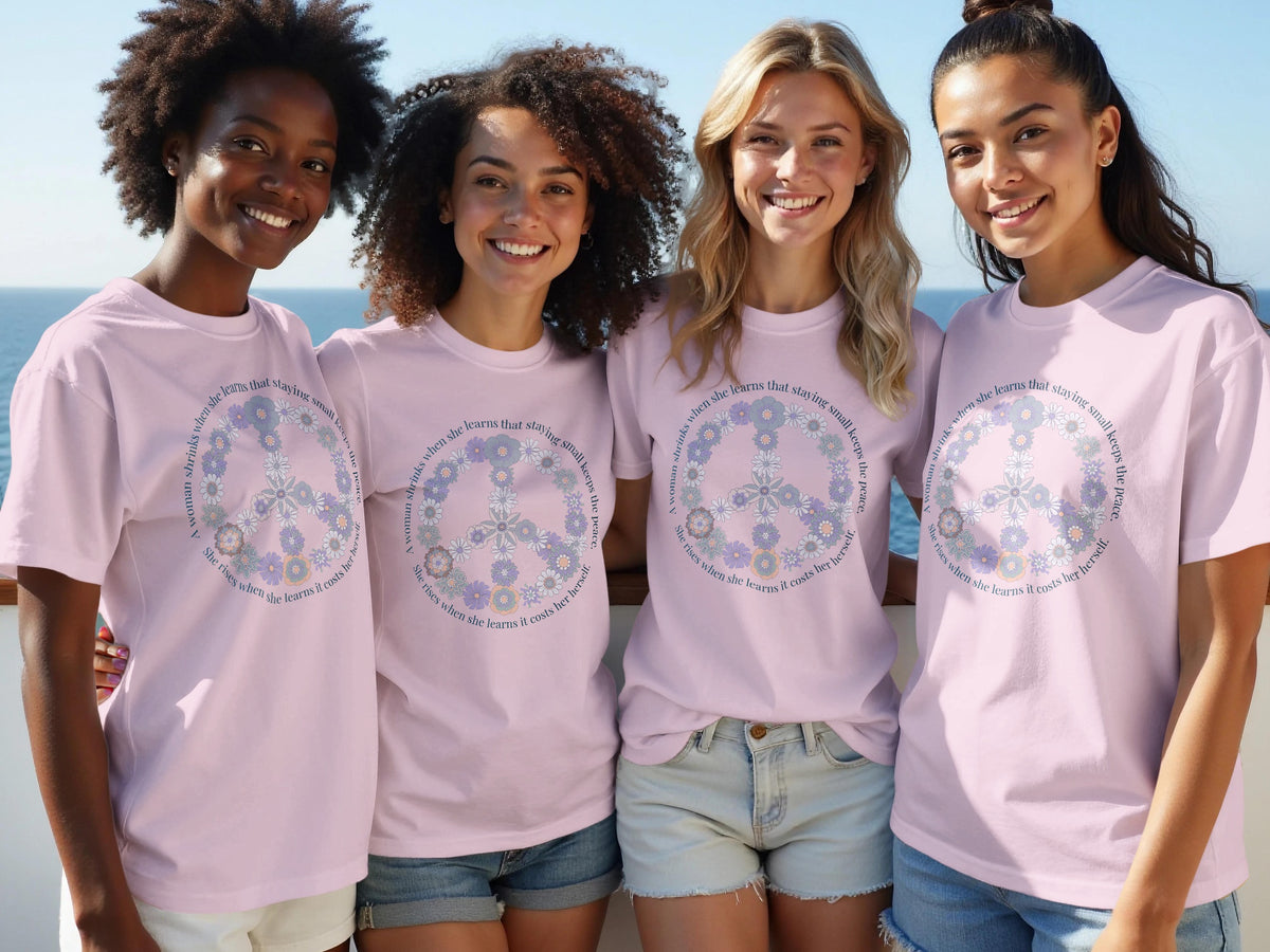 Inspirational Peace Circle Design T-Shirt product