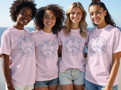 Inspirational Peace Circle Design T-Shirt product