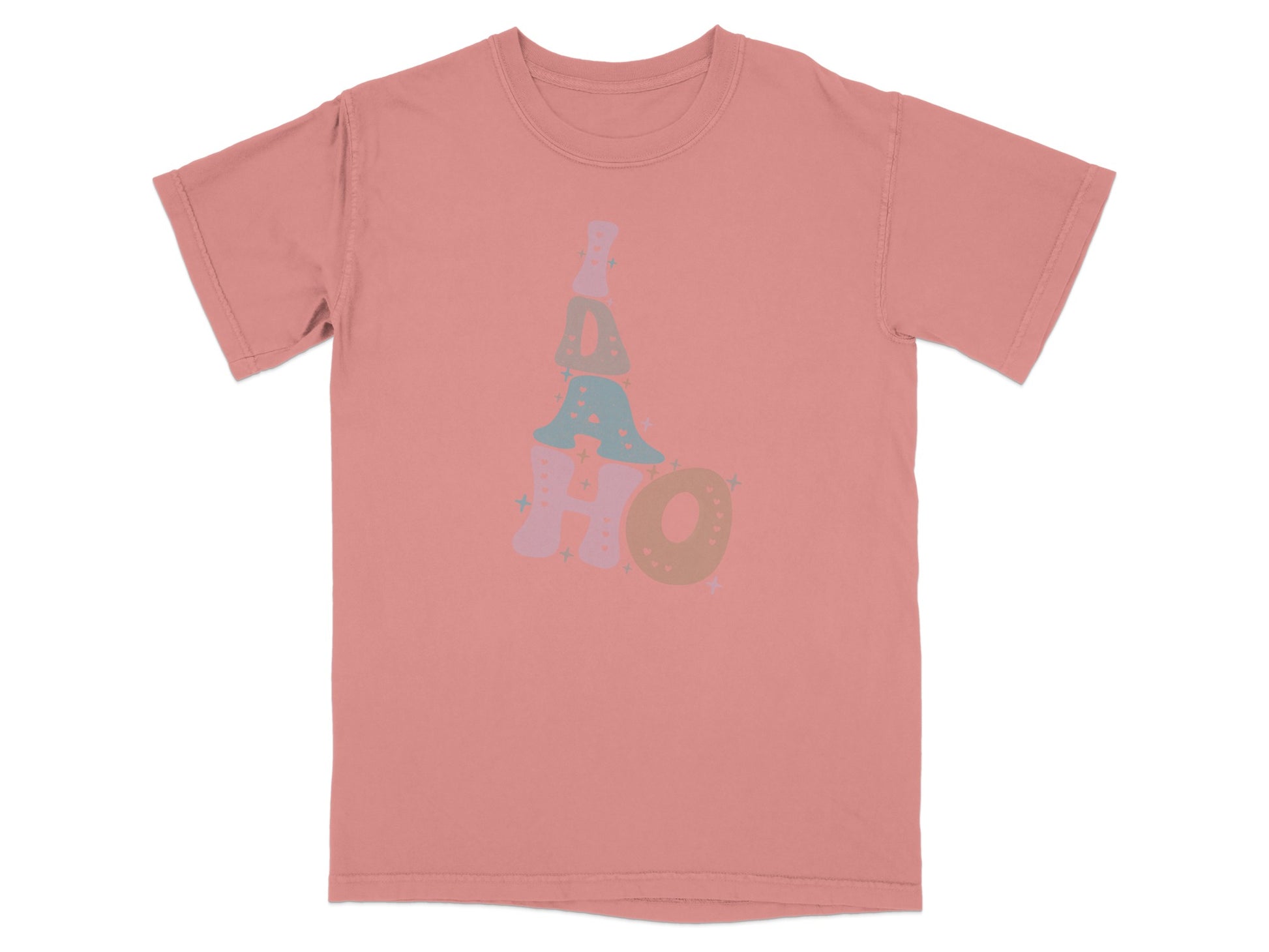 Idaho State Colorful Lettering T-Shirt Product