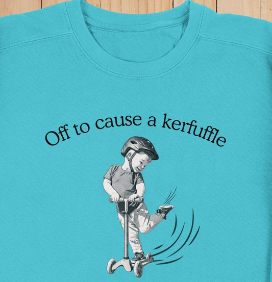 Off to cause a kerfuffle unique statement piece