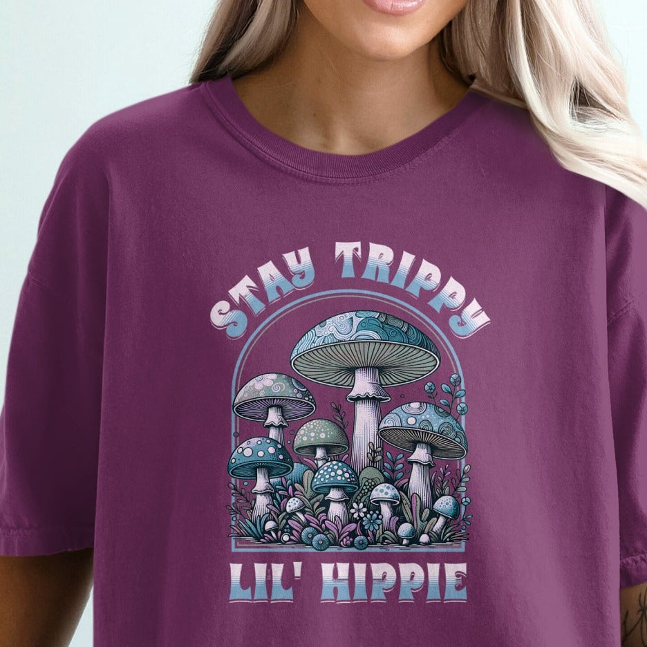 Stay Trippy Lil Hippie Graphic T-Shirt