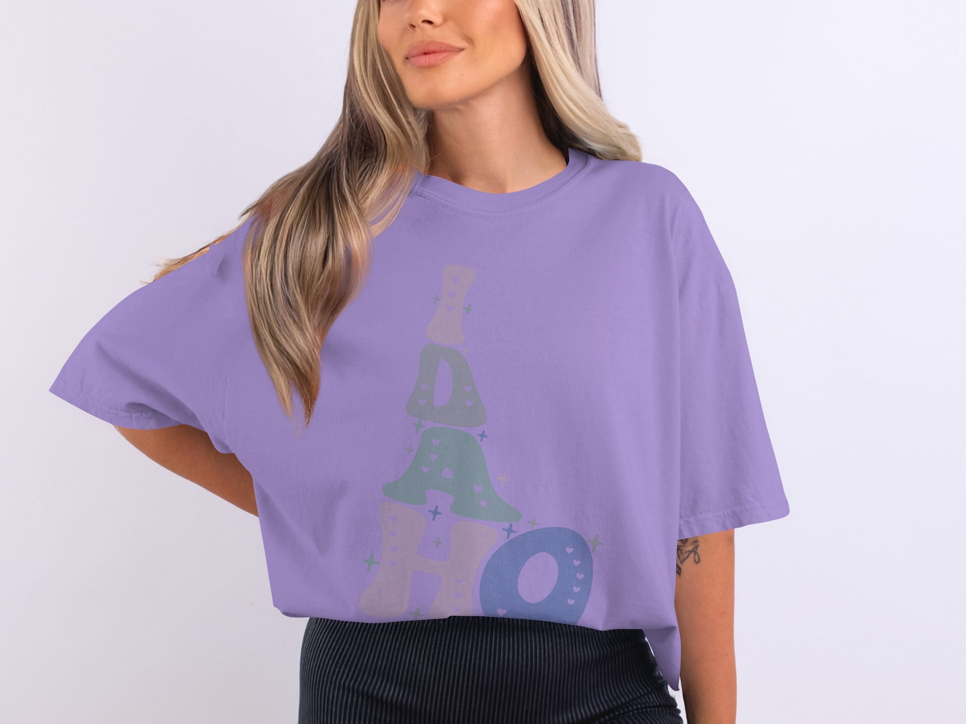Vibrant Idaho Graphic Tee for Casual Fashion Apparel