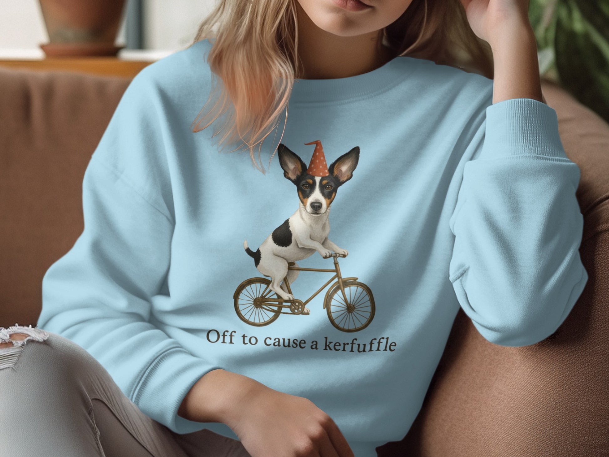 Off to cause a kerfuffle sweatshirt