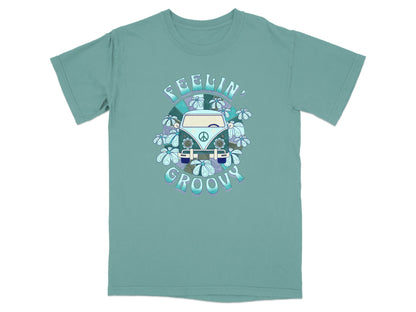 Feelin' Groovy Graphic Tee Retro Vibes Shirt Product