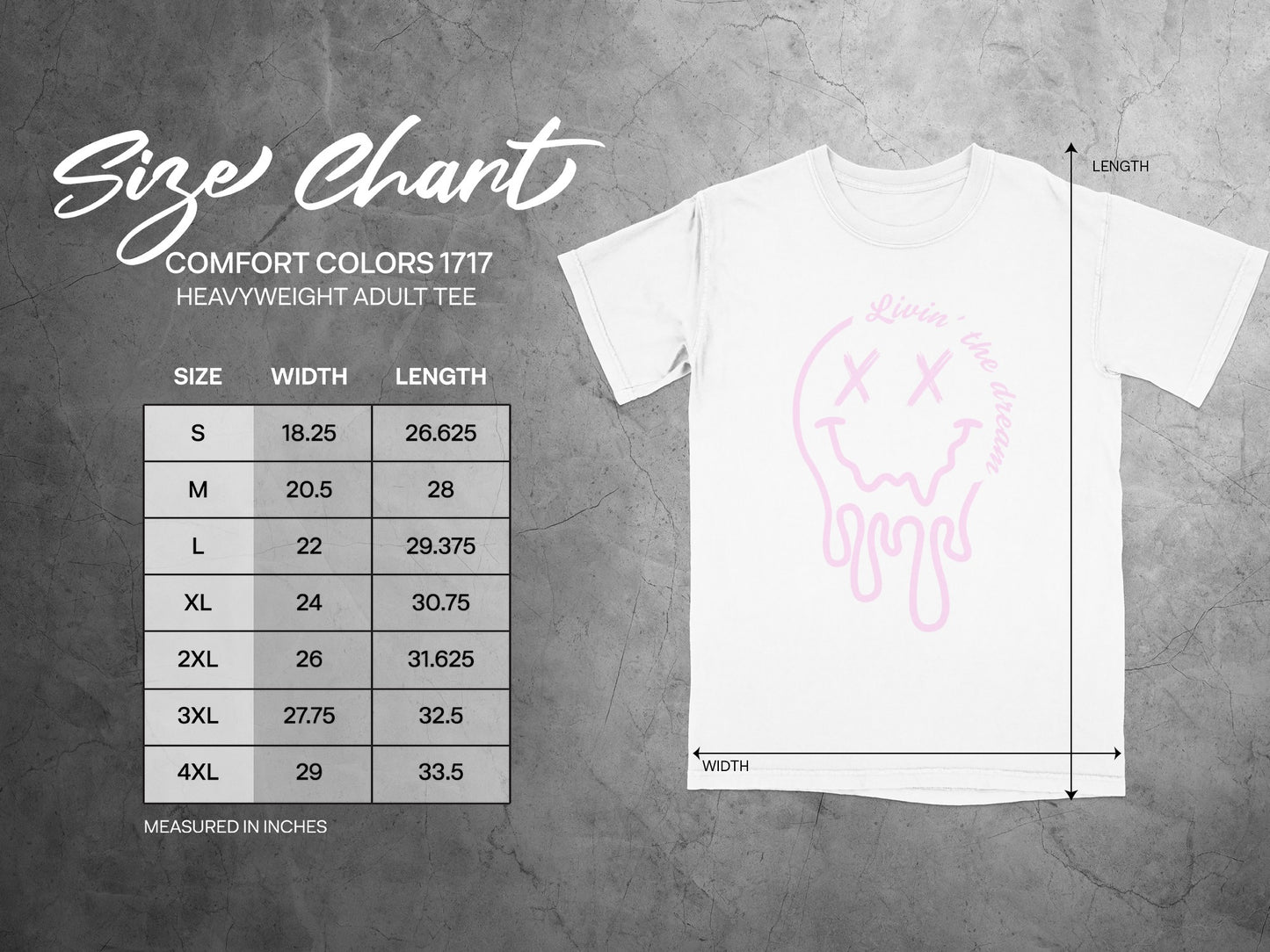 Livin Like Dream Heavyweight Adult Tee