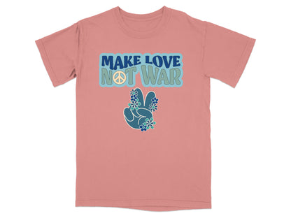 Make Love Not War Graphic Tee Shirt