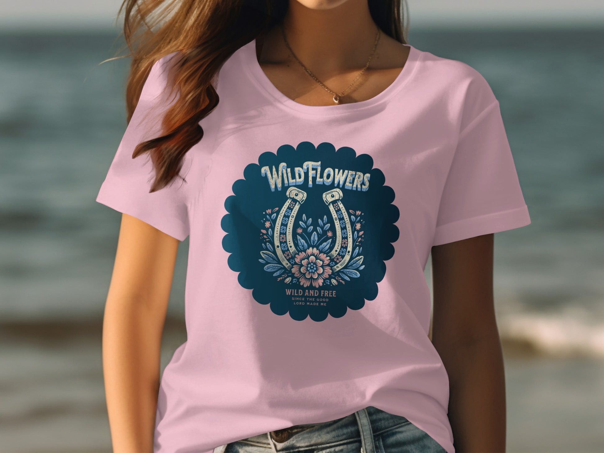 Wild Flowers Wild and Free Graphic Tee product