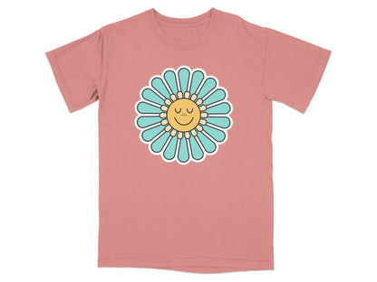 Cute Sleeping Sunflower Graphic Tee