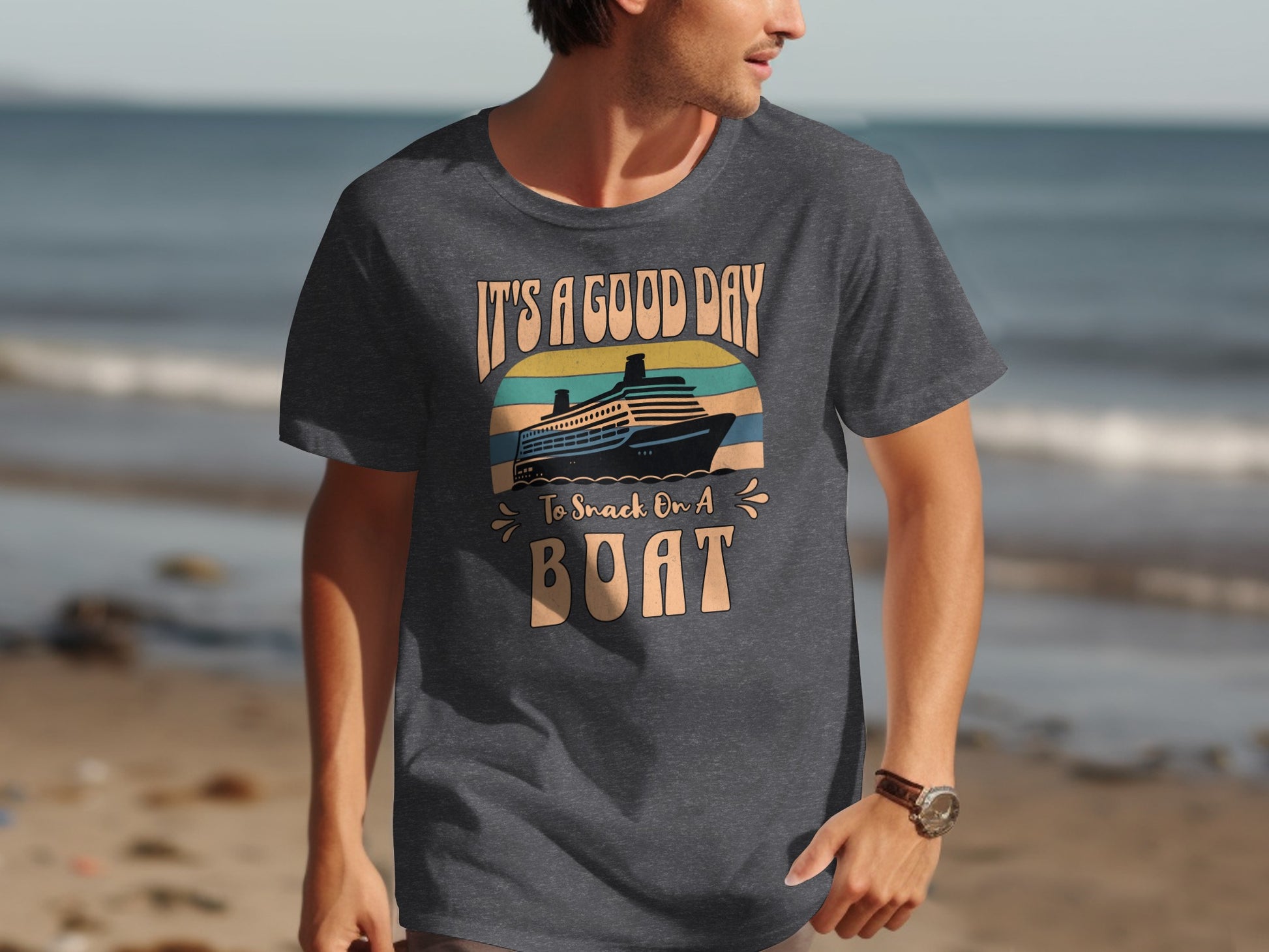 It's a Good Day to Snack on a Boat Graphic T-Shirt