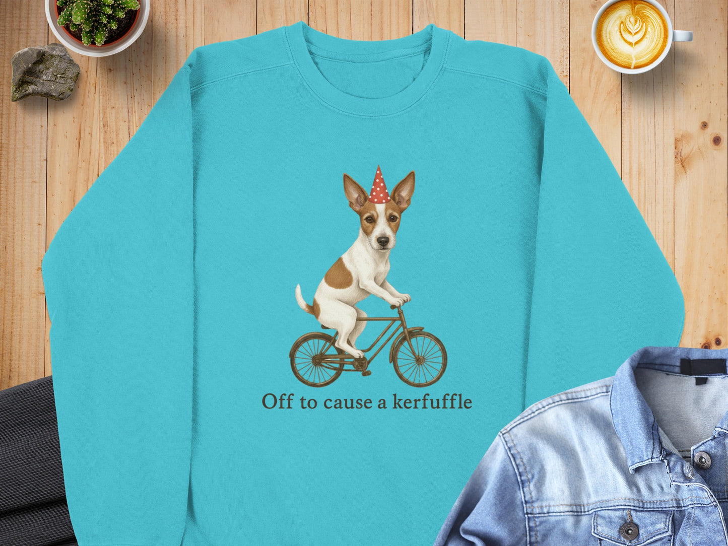 Off to cause a kerfuffle graphic sweatshirt